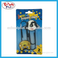 2pc/set Cute Cartoon Big Size Character Paper Clips Bookmarks